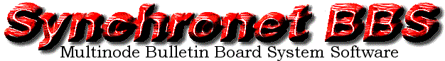 Synchronet BBS - Multinode Bulletin Board Software