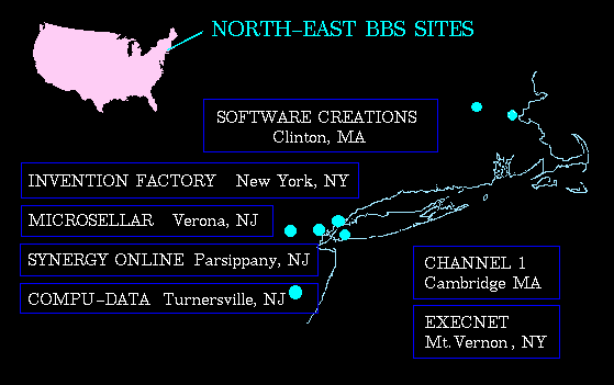 CRC BBS LOCATIONS IN THE NORTHEAST