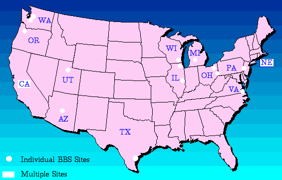 CRC BBS LOCATIONS IN THE USA